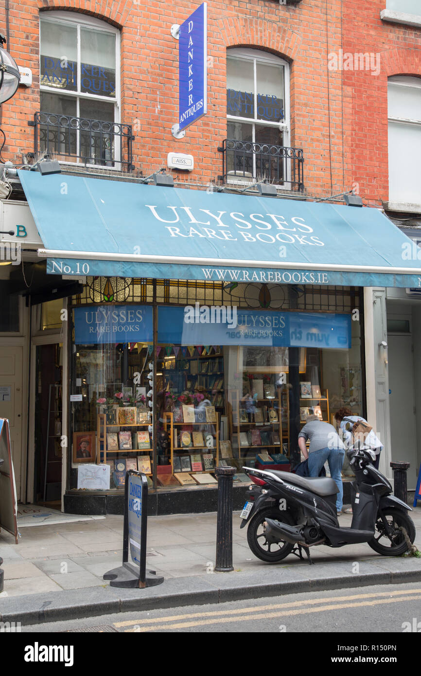 Ulysses Rare Book Shop, Dublin; Ireland Stock Photo Alamy