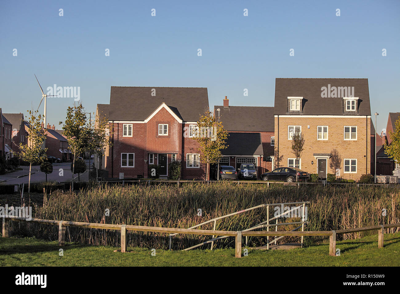 New build homes and construction site relating to Berryfields, an