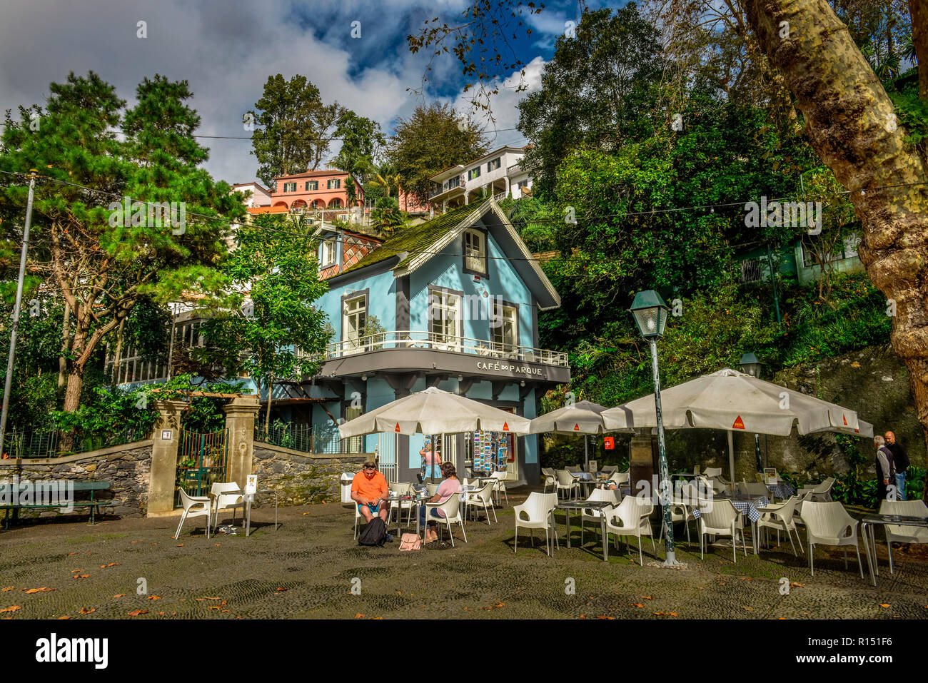 Cafe do Parque, Monte, Funchal, Madeira, Portugal Stock Photo