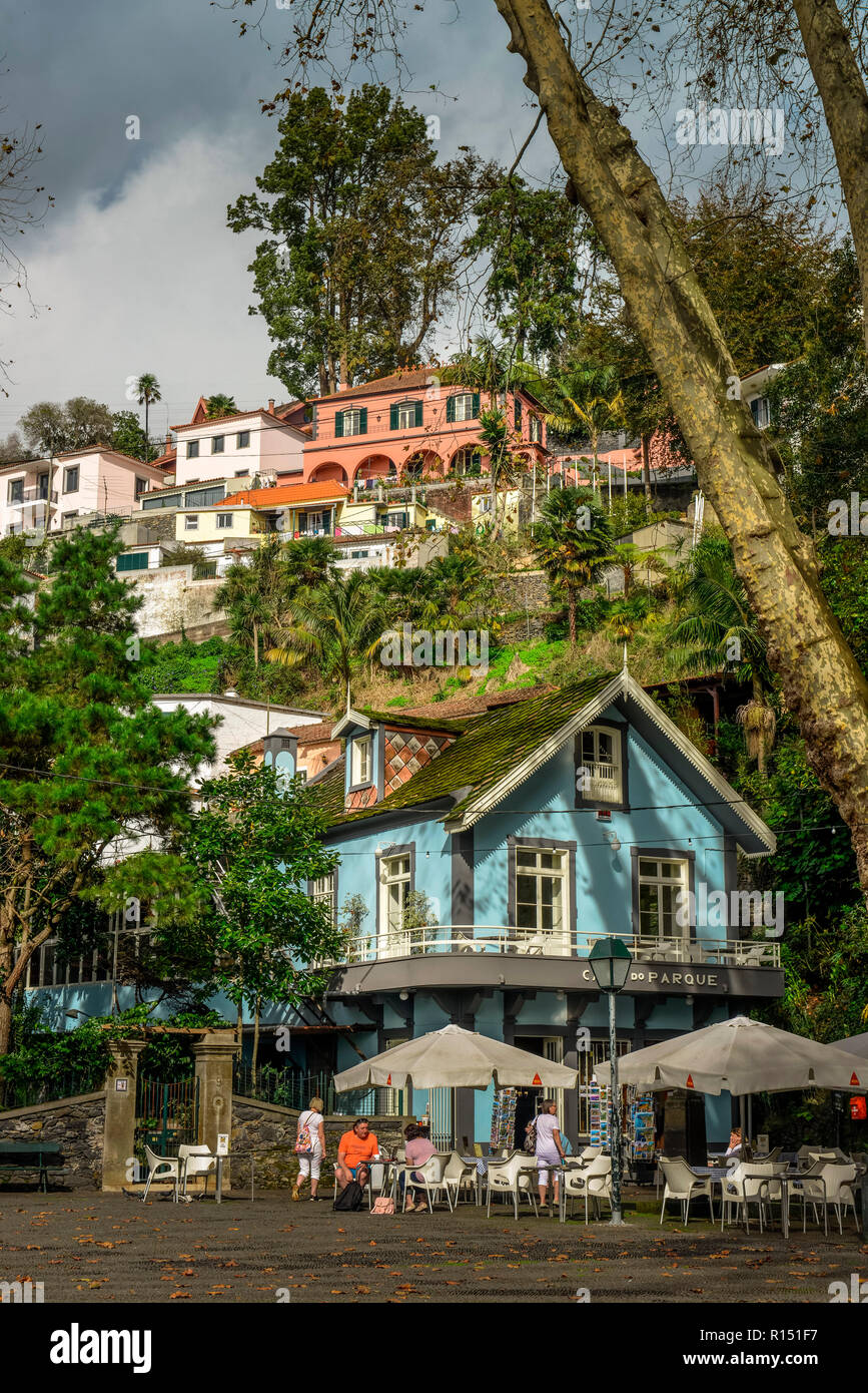 Cafe do Parque, Monte, Funchal, Madeira, Portugal Stock Photo