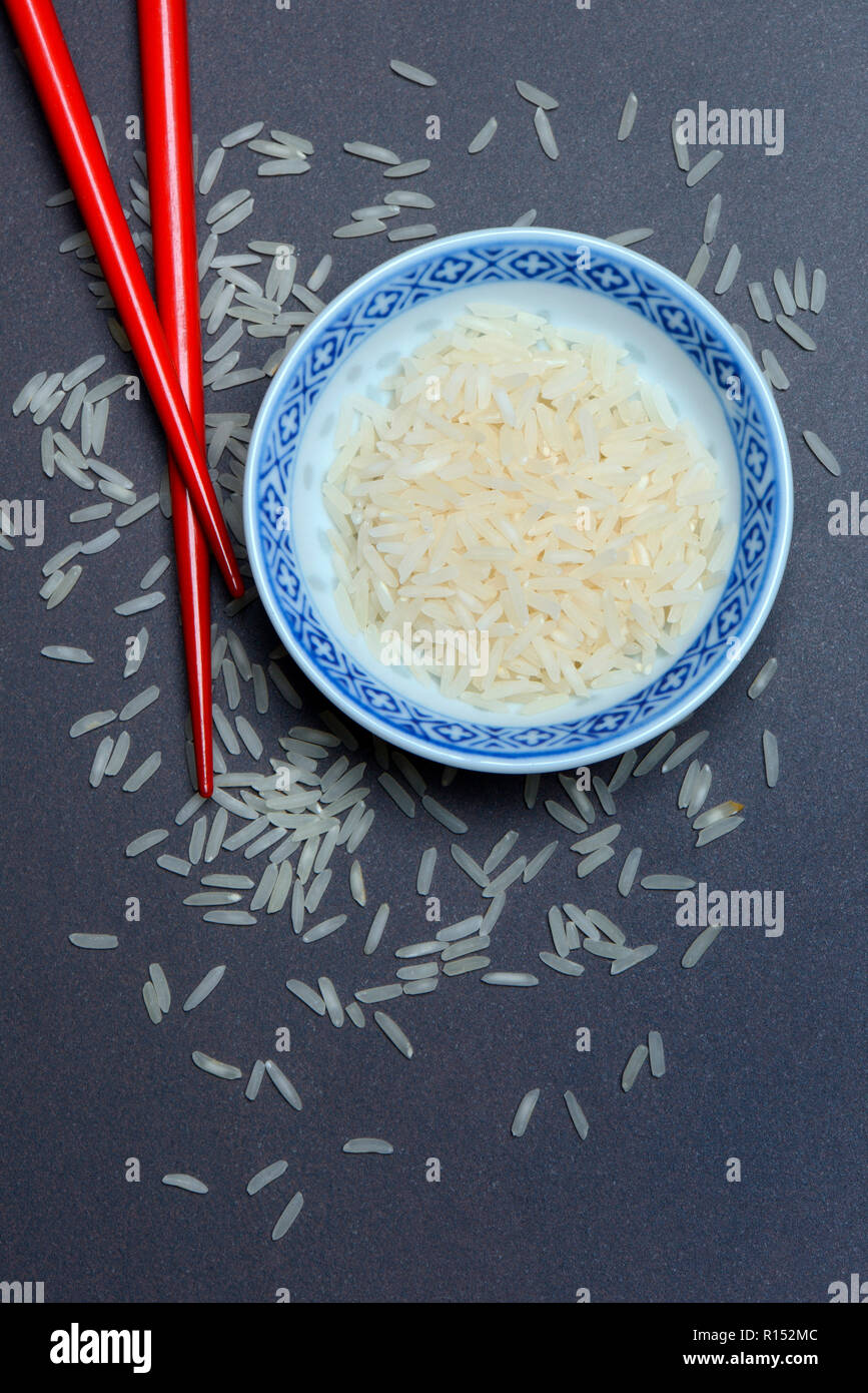 basmati rice Stock Photo