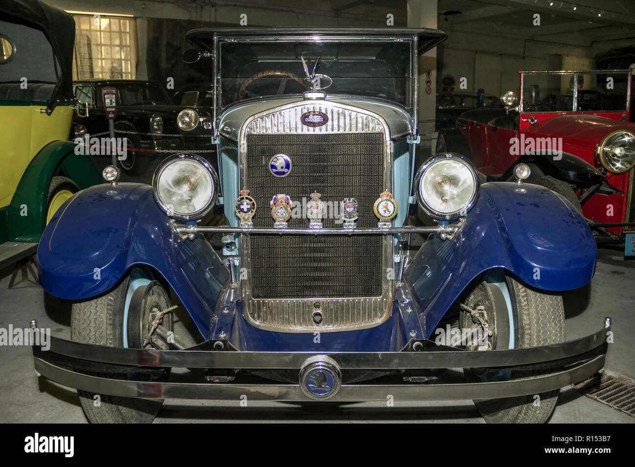 The Automobile Museum, Belgrade, Serbia, August 2018 - Vintage Skoda model 430 (1929) from the Collection of Bratislav Petkovic Stock Photo