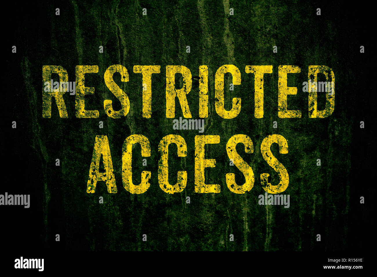 Access warning hi-res stock photography and images - Alamy