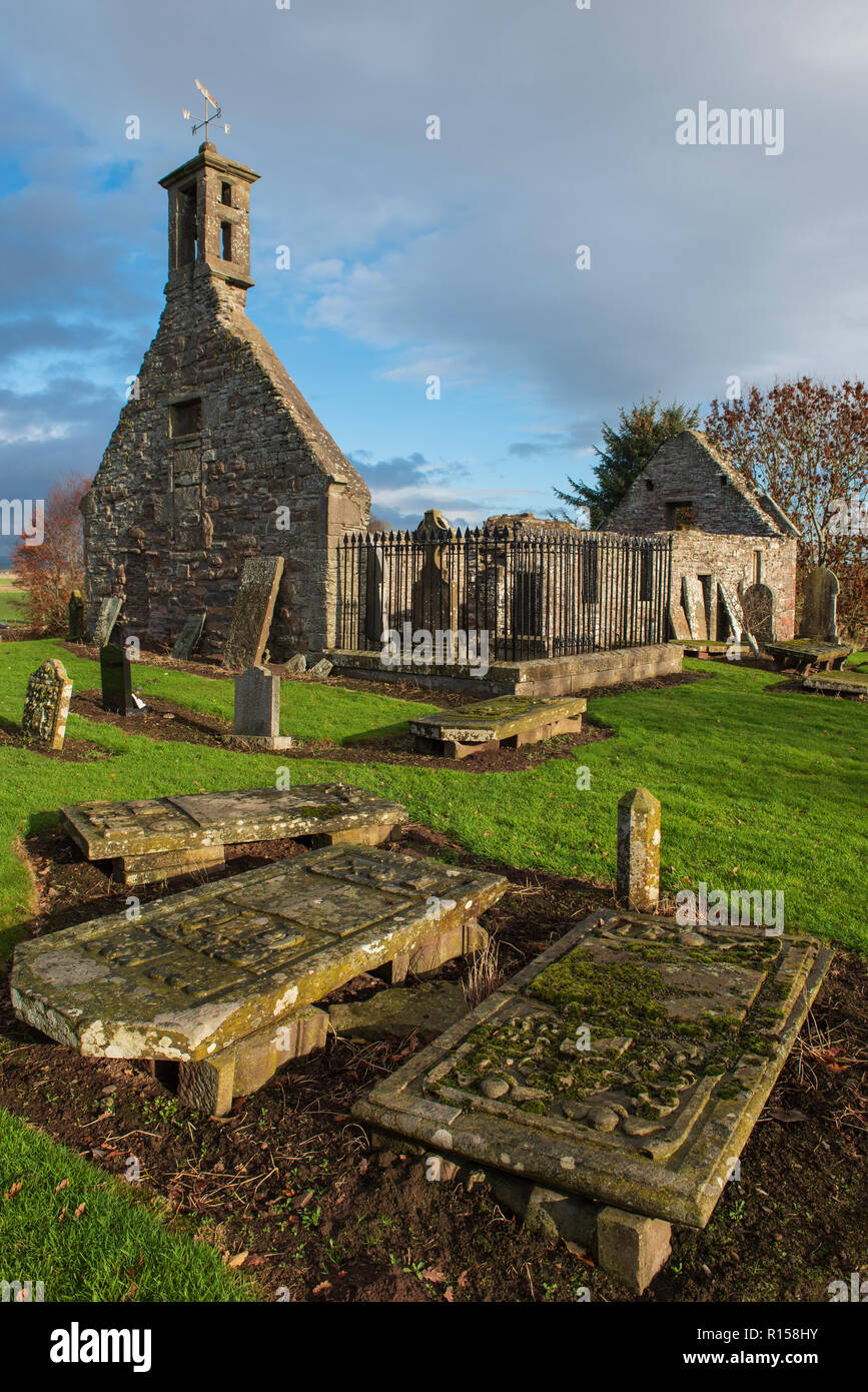 Eassie Old Parish Church, Eassie, Angus, Scotland. Stock Photo