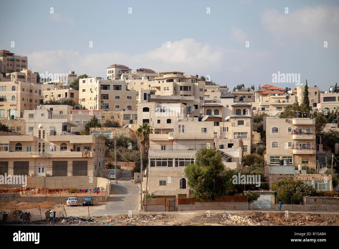 Hizma Town Buildings in Israel Stock Photo Alamy