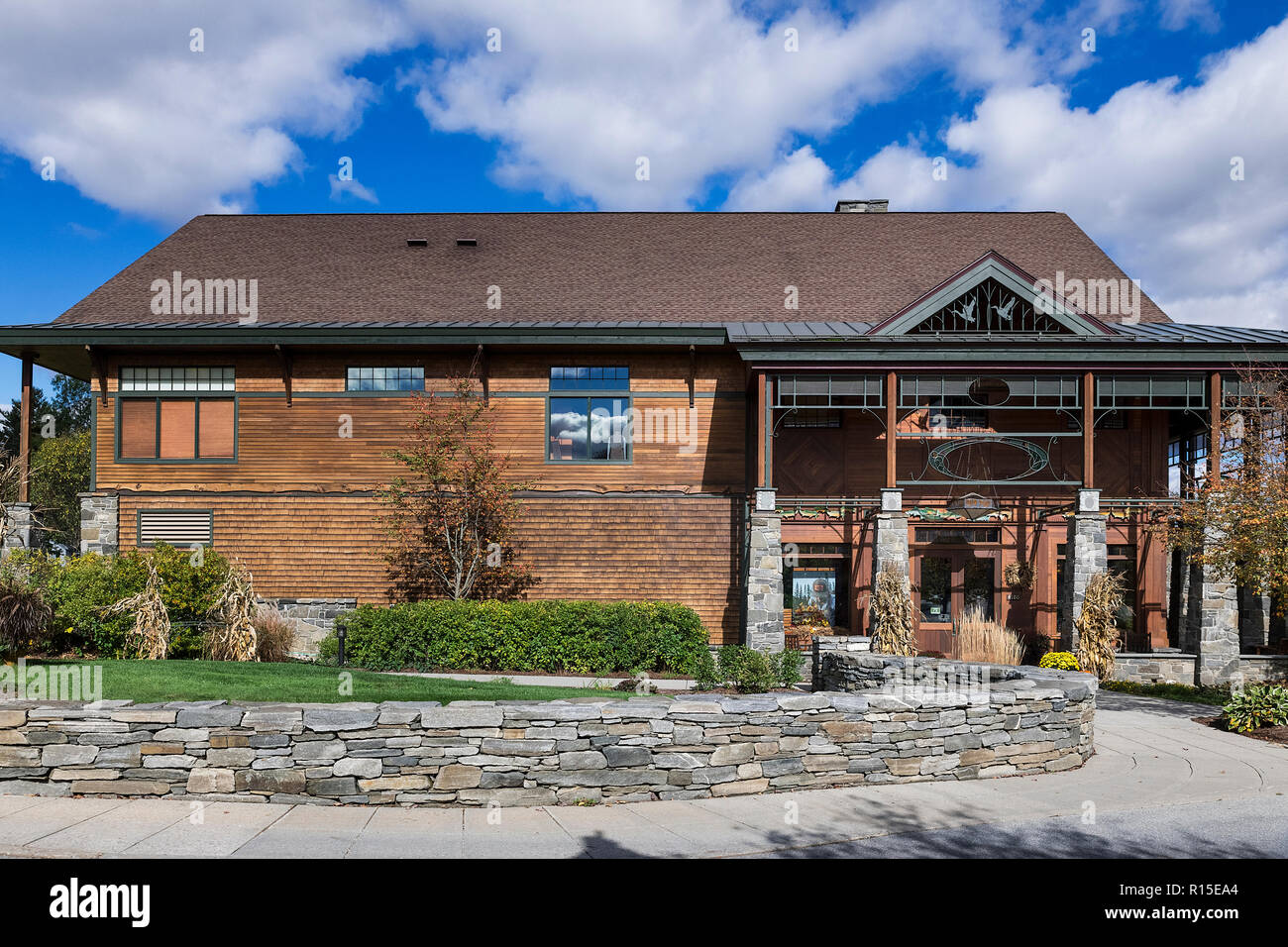 The Orvis flagship store, Manchester, Vermont, USA. Stock Photo