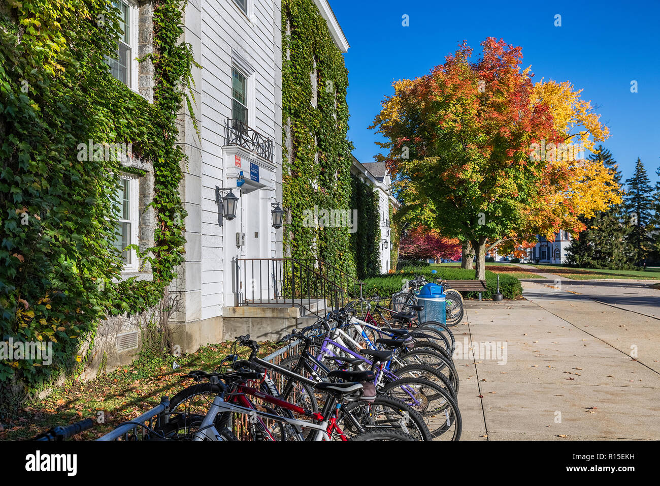 Middlebury College campus, Middlebury, Vermont, USA. Stock Photo