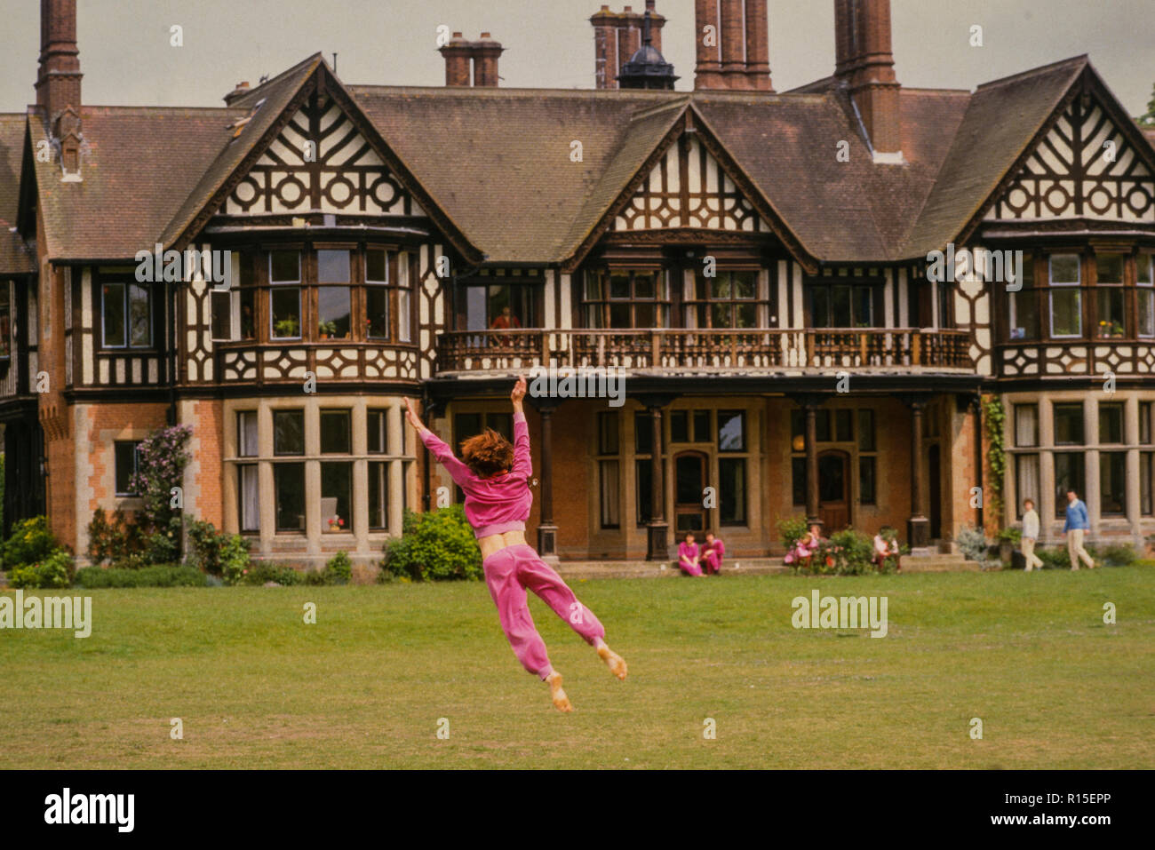 Herringswell Manor followers and visitors of the Bhagwan Shree Rajneesh