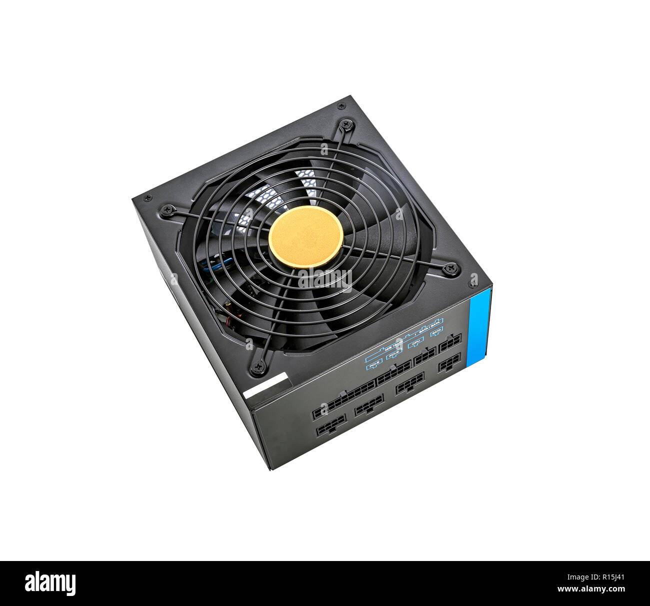 Power supply for computer isolated on white background Stock Photo - Alamy