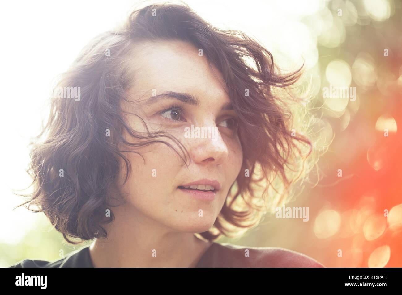 portrait of a happy smiling girl Stock Photo - Alamy