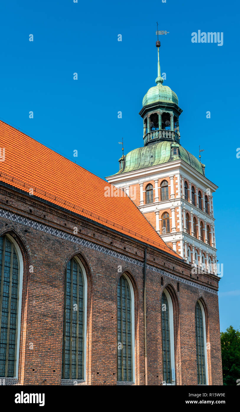 St. Bridget Church in Gdansk, Poland Stock Photo