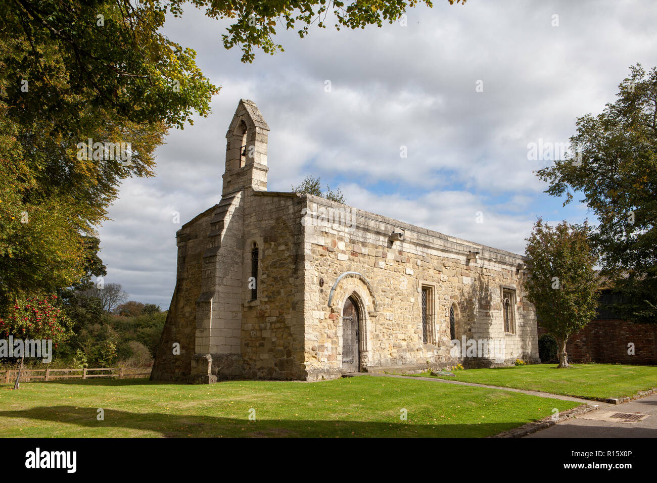 The historic chapel of St. Mary Magdalen in Ripon, North Yorkshire Stock Photo