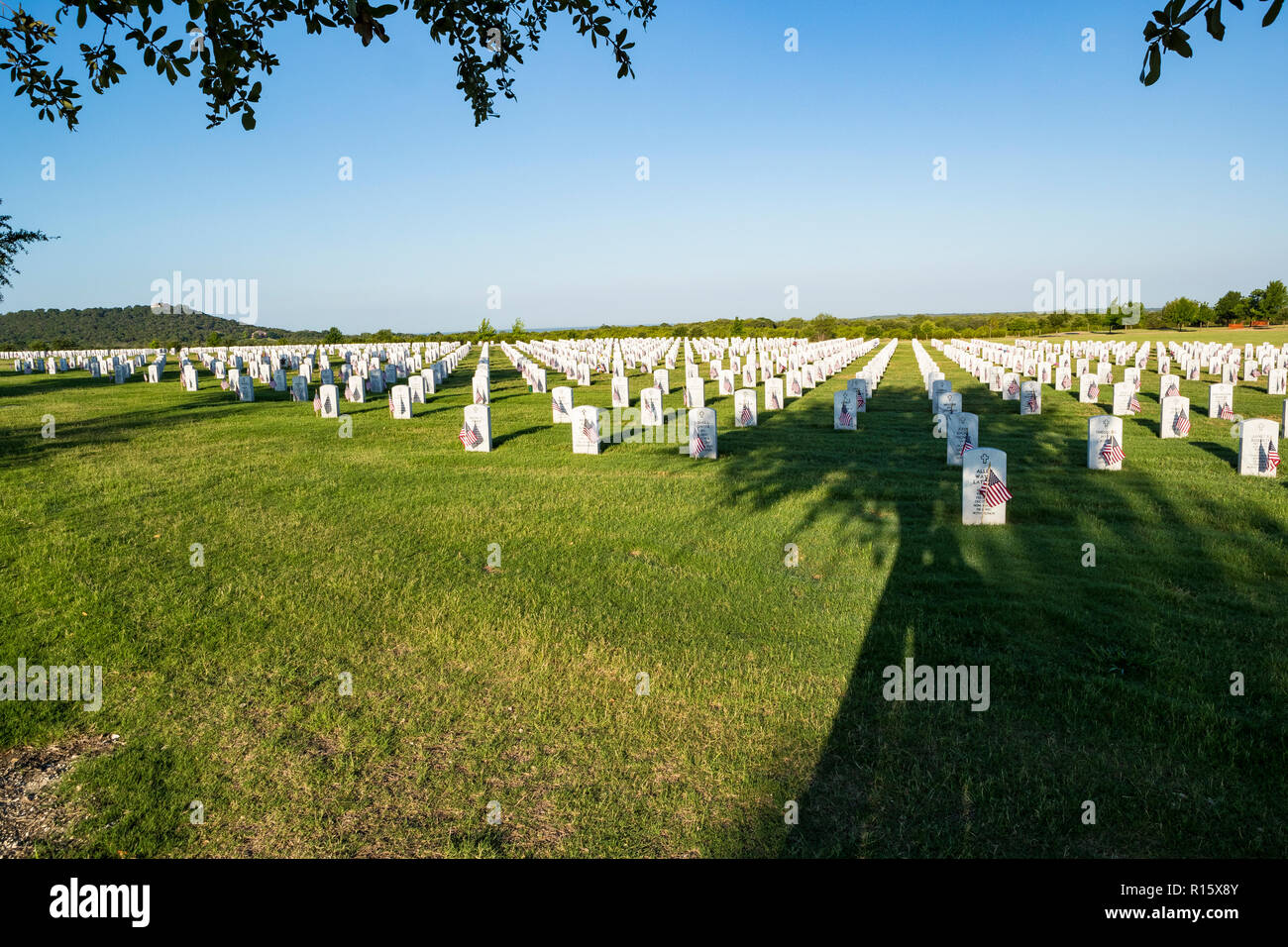 Central Texas State Veteran's Cemetery in Killeen,Texas Stock Photo Alamy