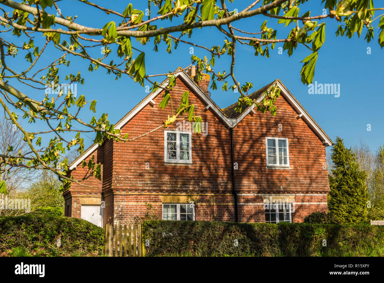 A pretty house in Bodiam village, East Sussex, England Stock Photo