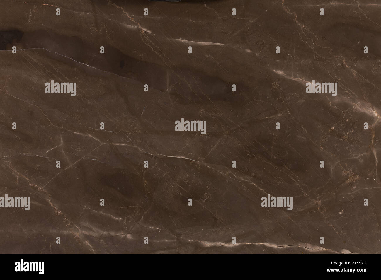 Polished brown marble background. Real natural marble stone texture and surface background. Stock Photo