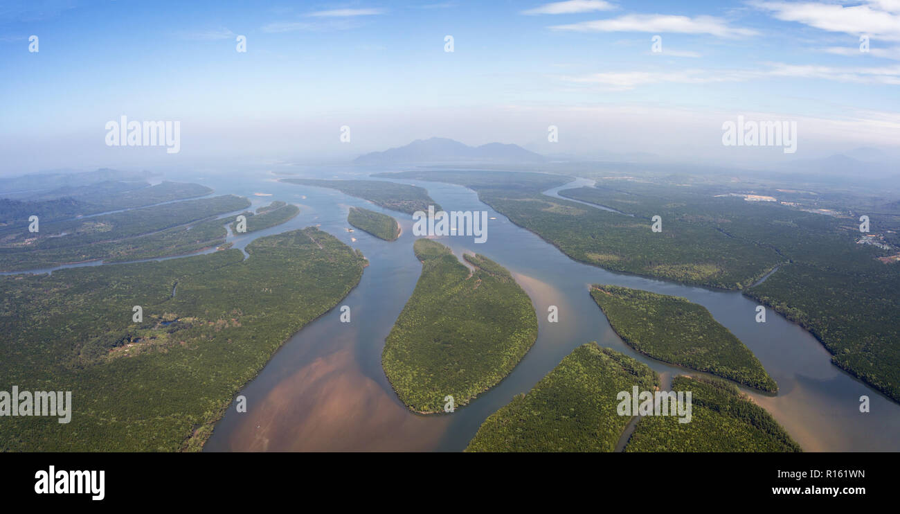Aerial top view mangrove hi-res stock photography and images - Alamy