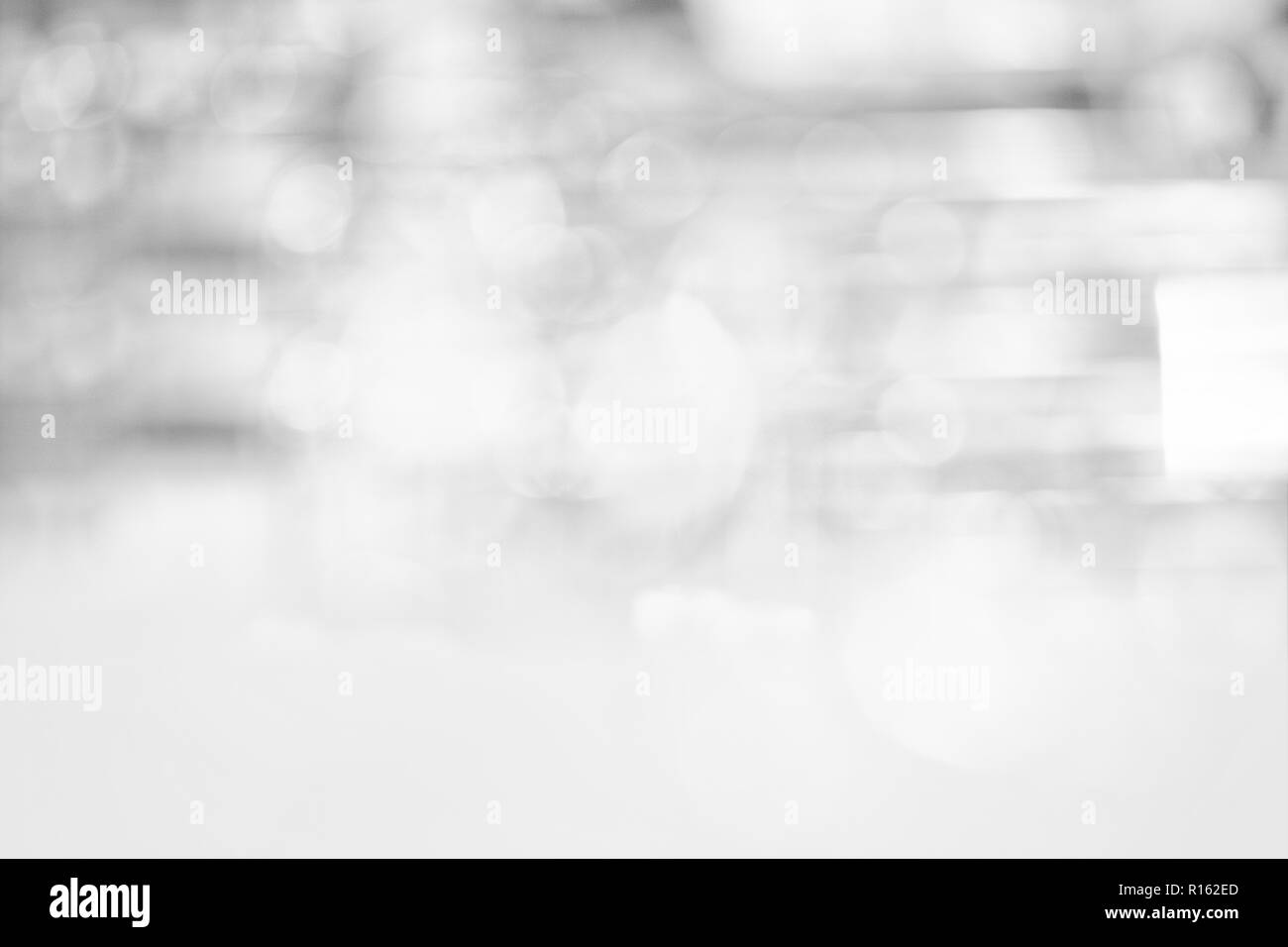 Abstract blur white background for backdrop design, bokeh composition for , website, magazine or graphic for commercial campaign design Stock Photo