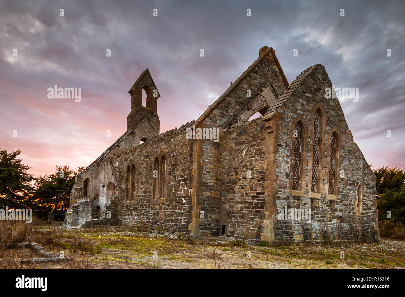 Ballyhealy Church  Wexford Stock Photo