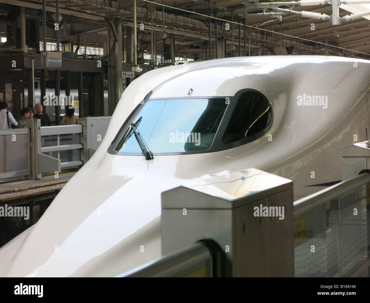 The shiny white sleekness of Japan's Bullet Train is an iconic sight in ...