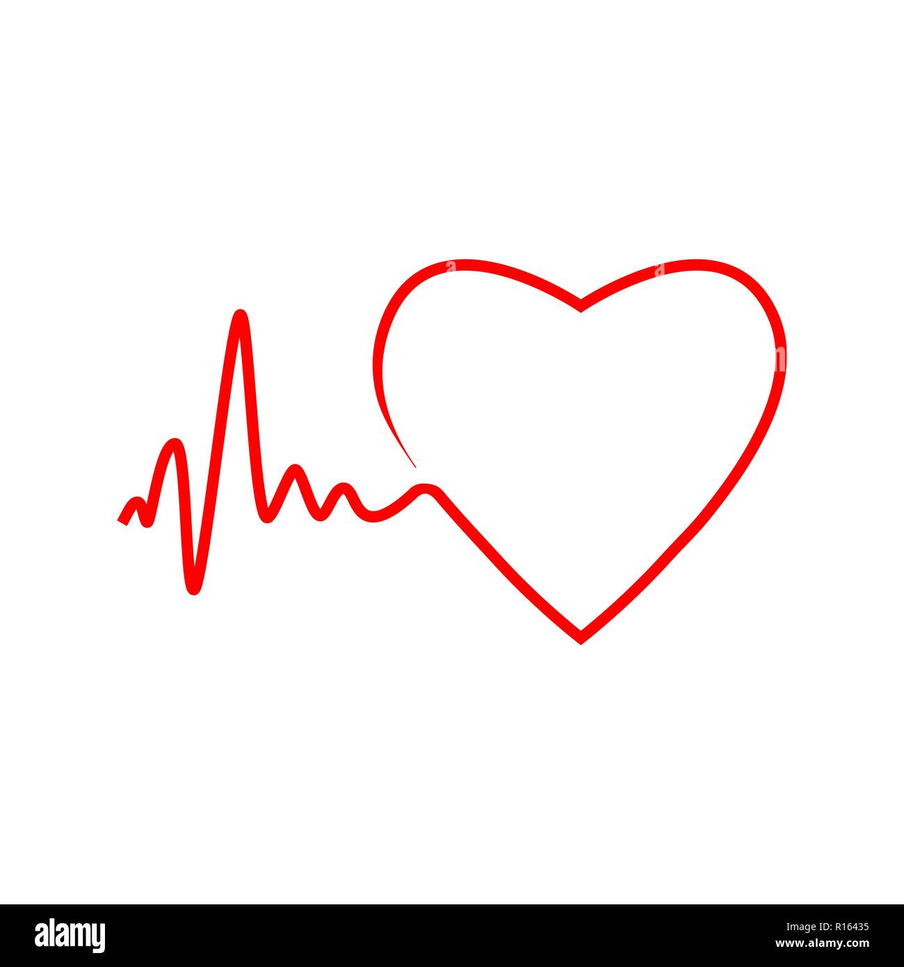 Heart illustration beat hi-res stock photography and images - Alamy