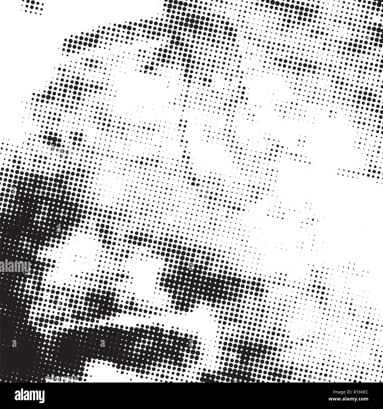 Halftone Distressed Texture for your design. Grunge dotted overlay ...