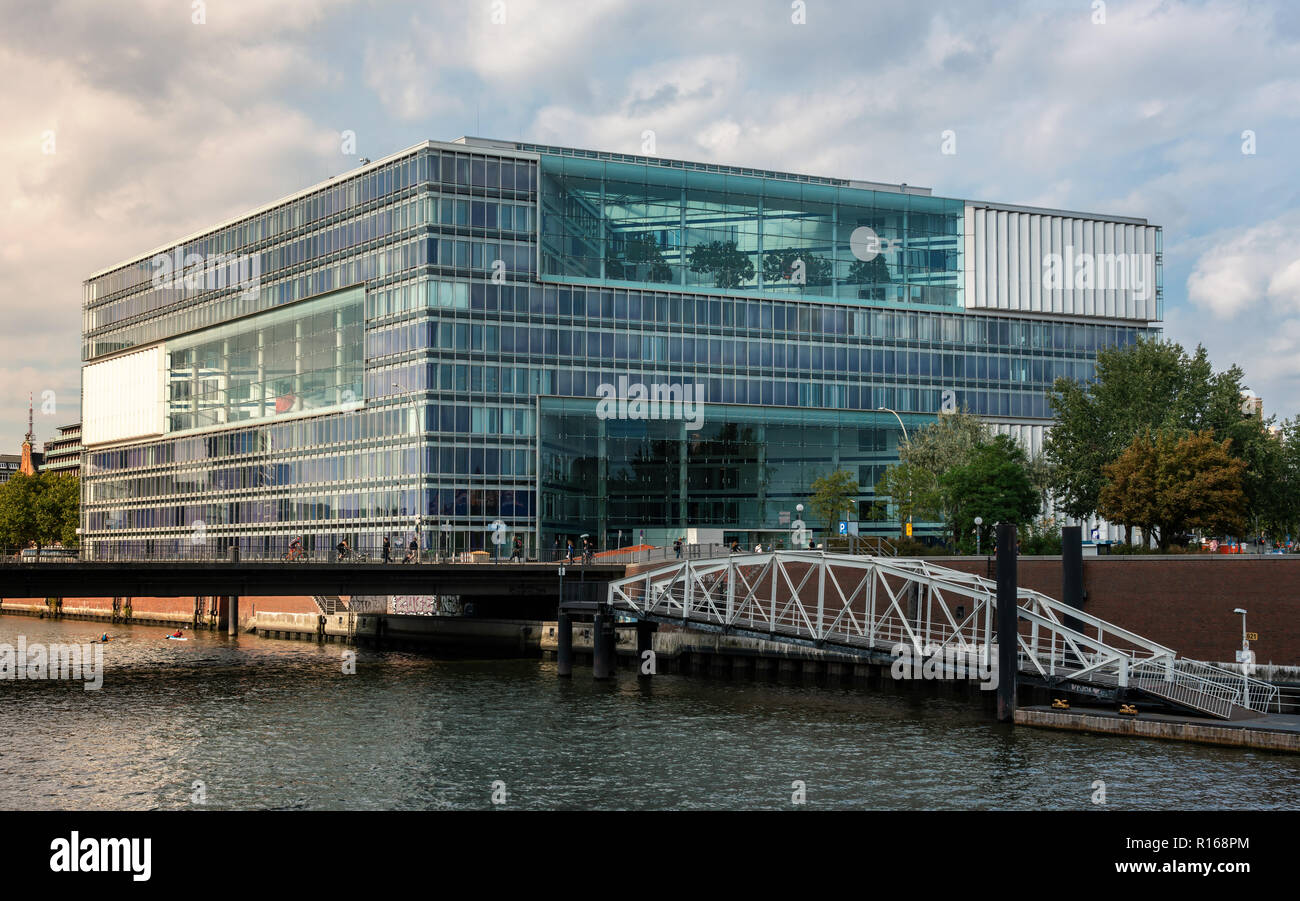 ZDF television studio, Hamburg, Germany Stock Photo