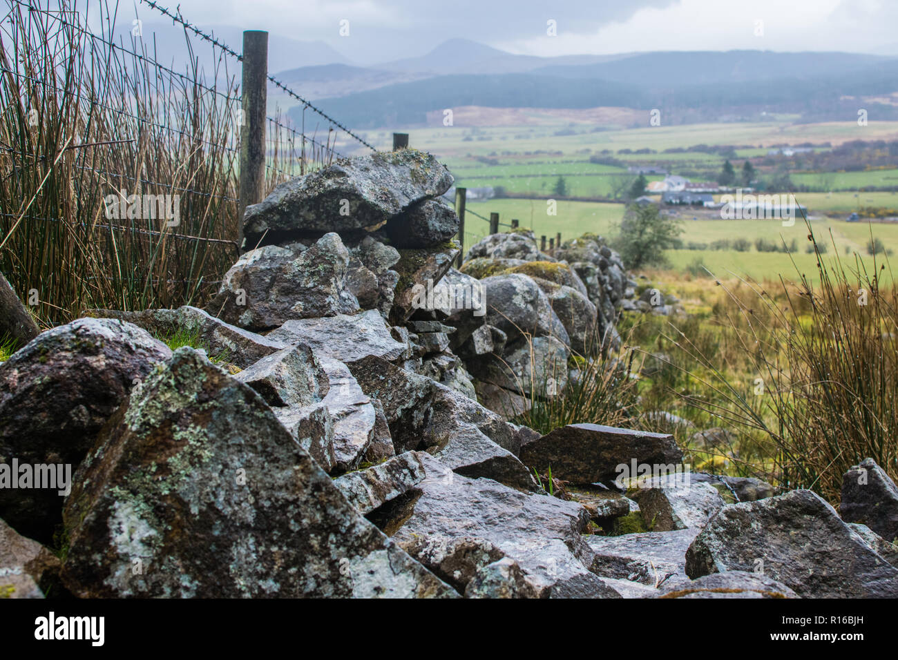 Walking on Goatfell, Isle of Arran, Scotland Stock Photo Alamy