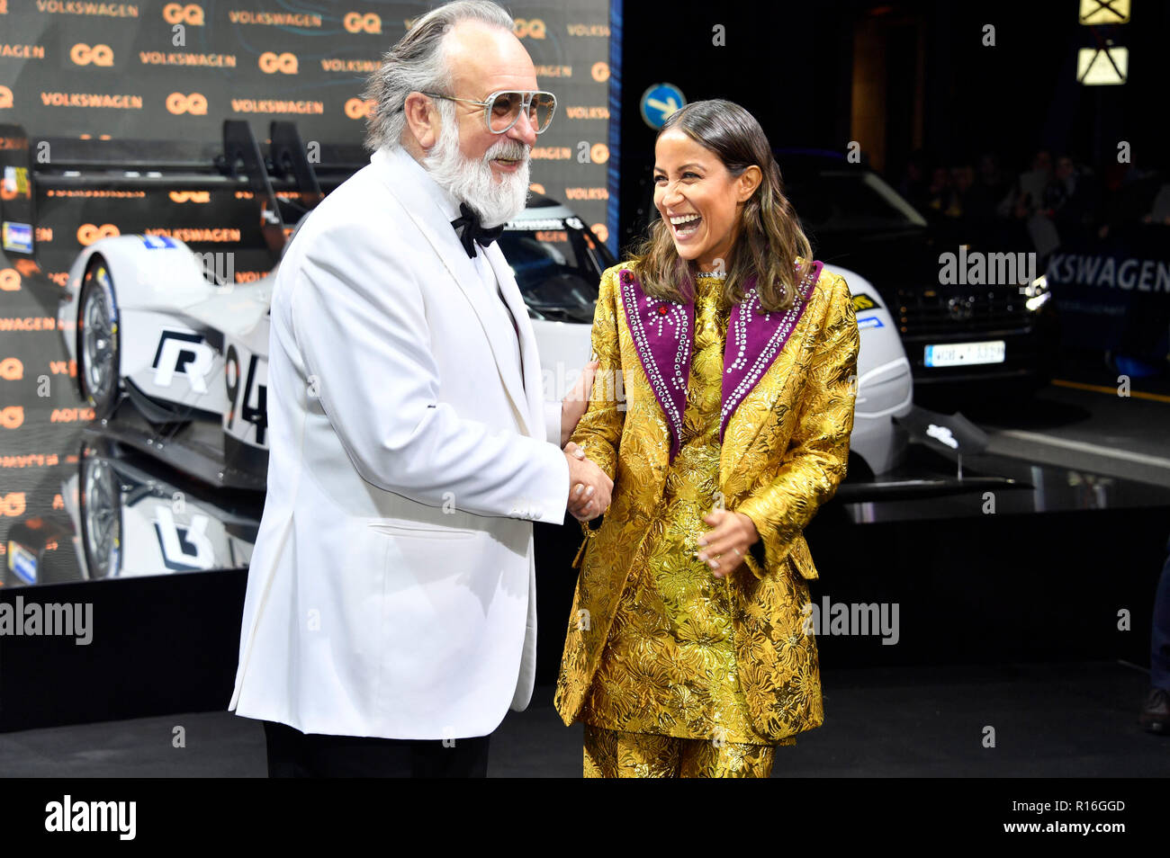 Friedrich Liechtenstein and Rabea Schif attending the 20th GQ Men of