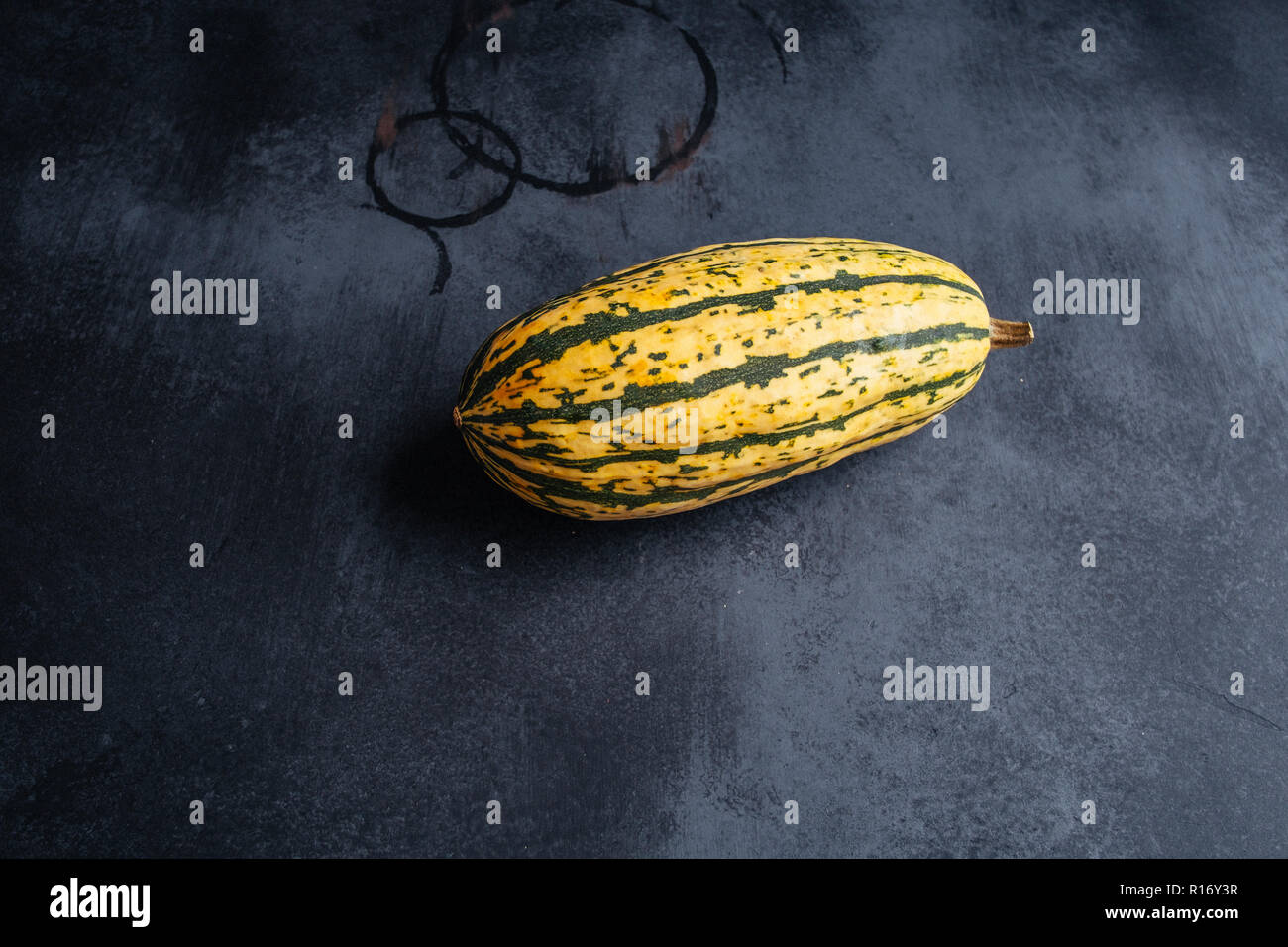 Delicata Squash or Pumpkins Stock Photo