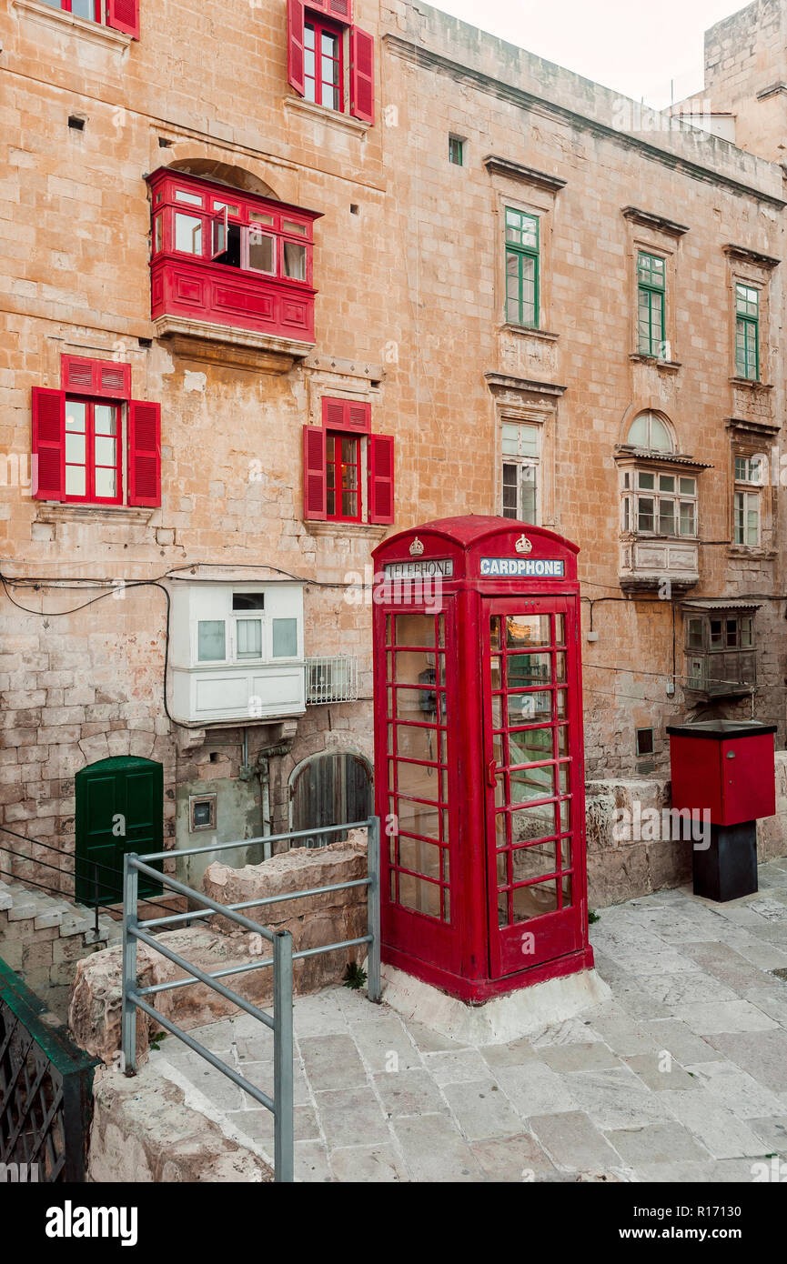 Maltese telephone booth hires stock photography and images Alamy