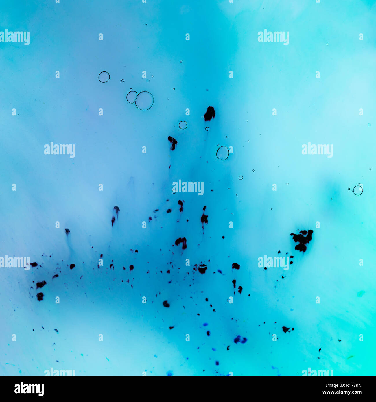 Water and paint textures aerial view, abstract background Stock Photo ...