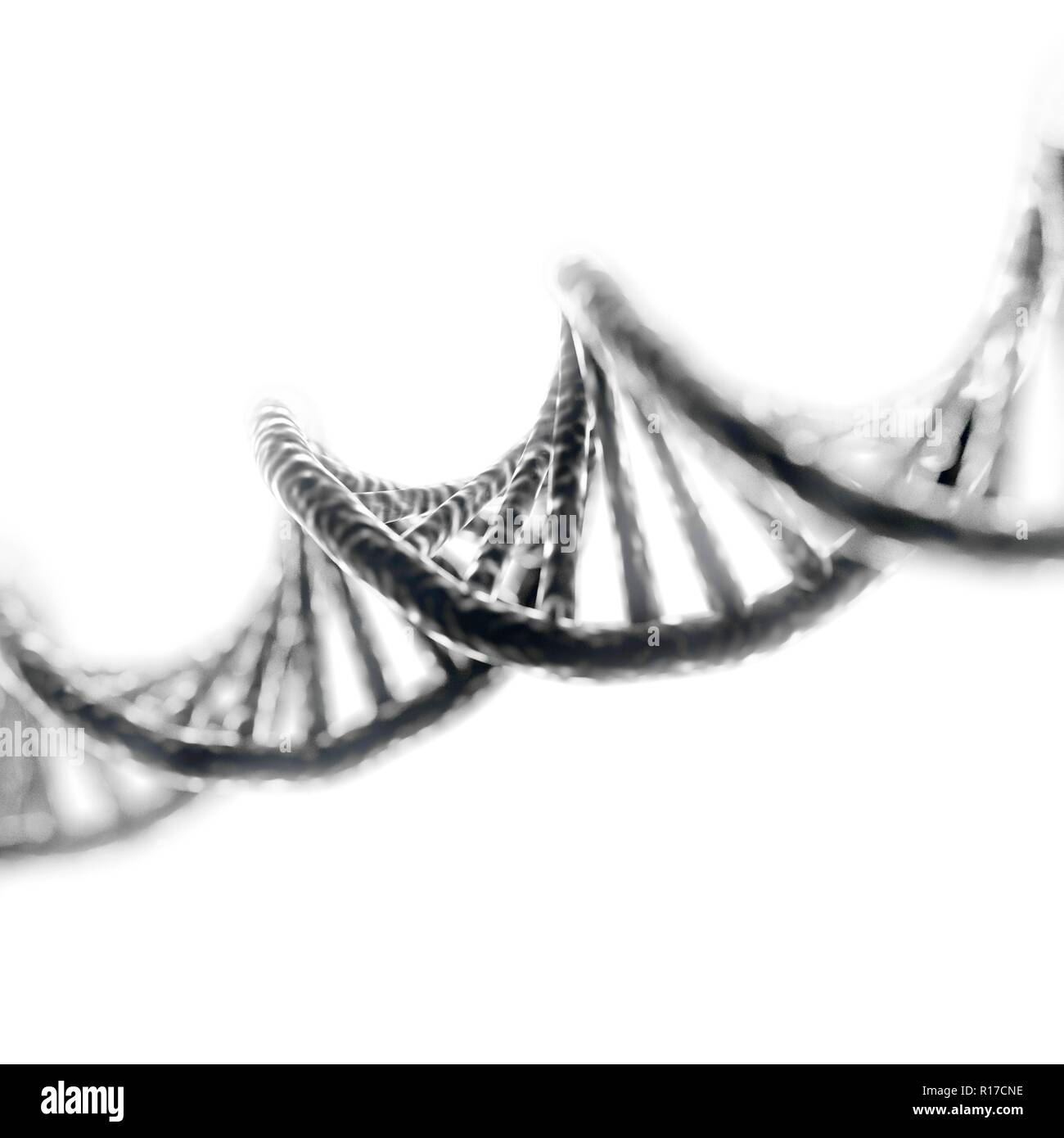3D illustration of DNA on white background Stock Photo - Alamy
