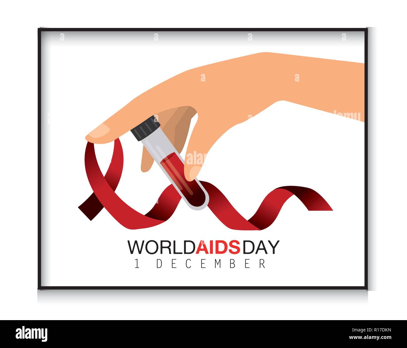 Hand ribbon aids Cut Out Stock Images & Pictures - Alamy
