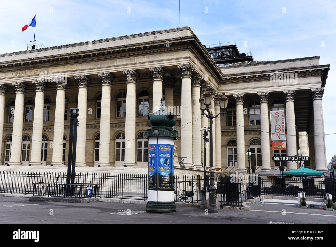 Paris Stock Exchange Paris France Stock Photo Alamy