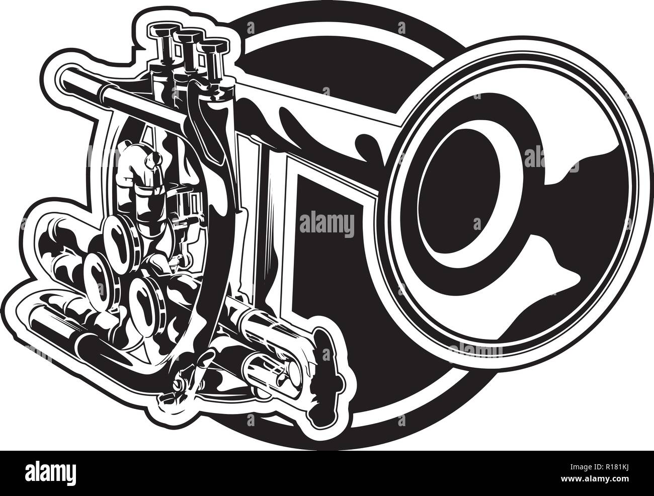 Musical Instruments Percussion Equipment, Event, Harmony, Banjo Trumpet Stock Vector Image & Art