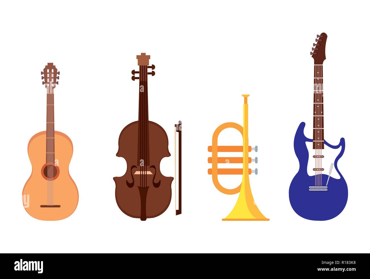 set music instruments icons Stock Vector Image & Art - Alamy