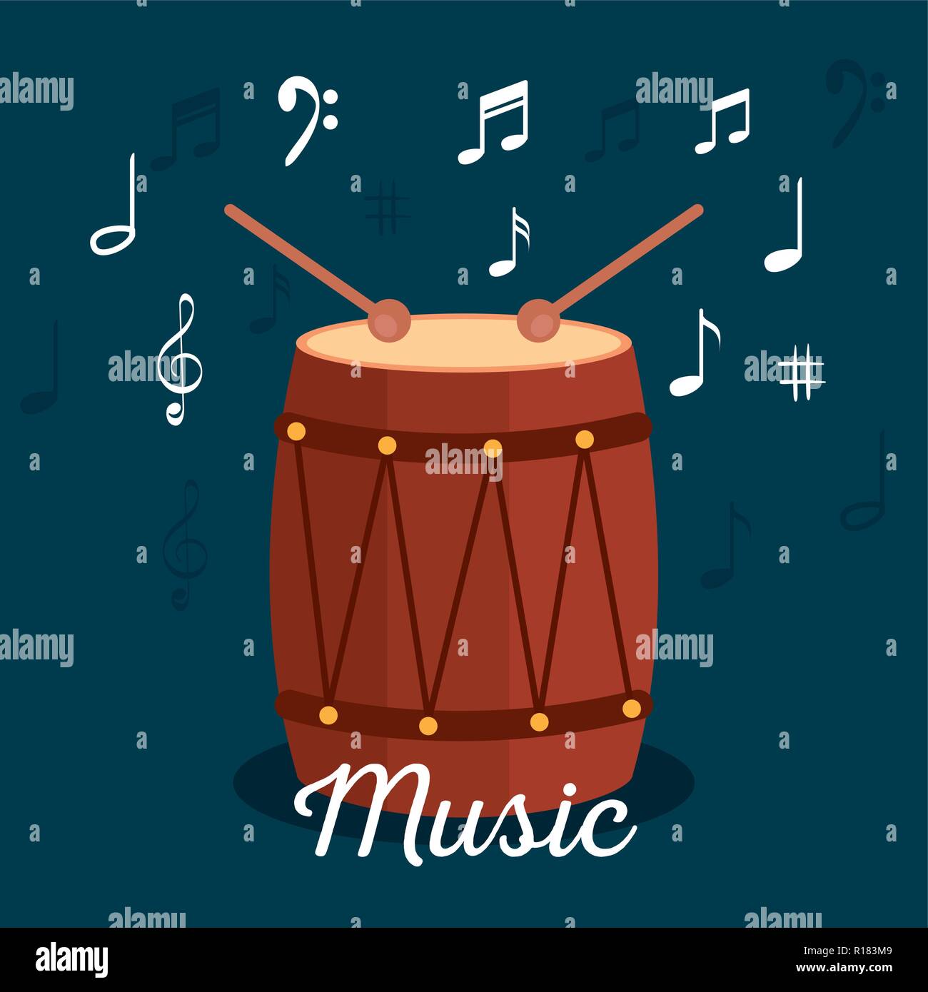 bongo tropical instrument icon Stock Vector Image & Art - Alamy
