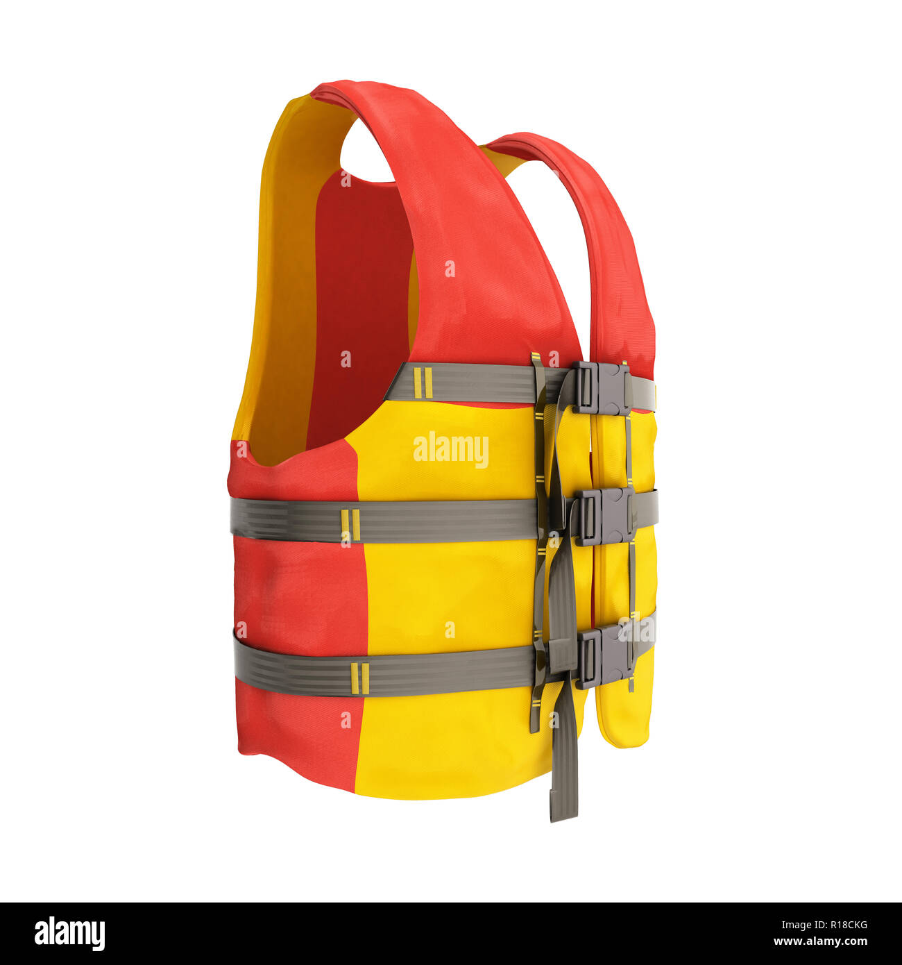 Yellow life vest Cut Out Stock Images & Pictures - Alamy