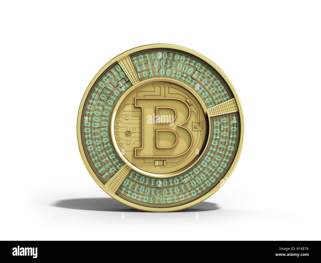 Bitcoin 3d Cut Out Stock Images & Pictures - Alamy