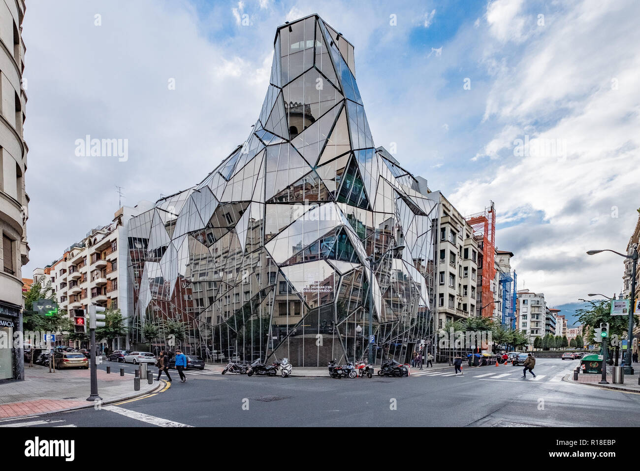 Bilbao, New architecture, Pais Vasco, Spain Stock Photo