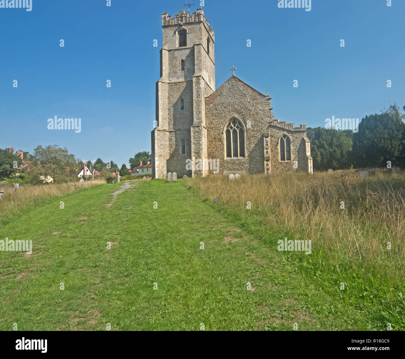 Coddenham Suffolk St Mary Church Stock Photo