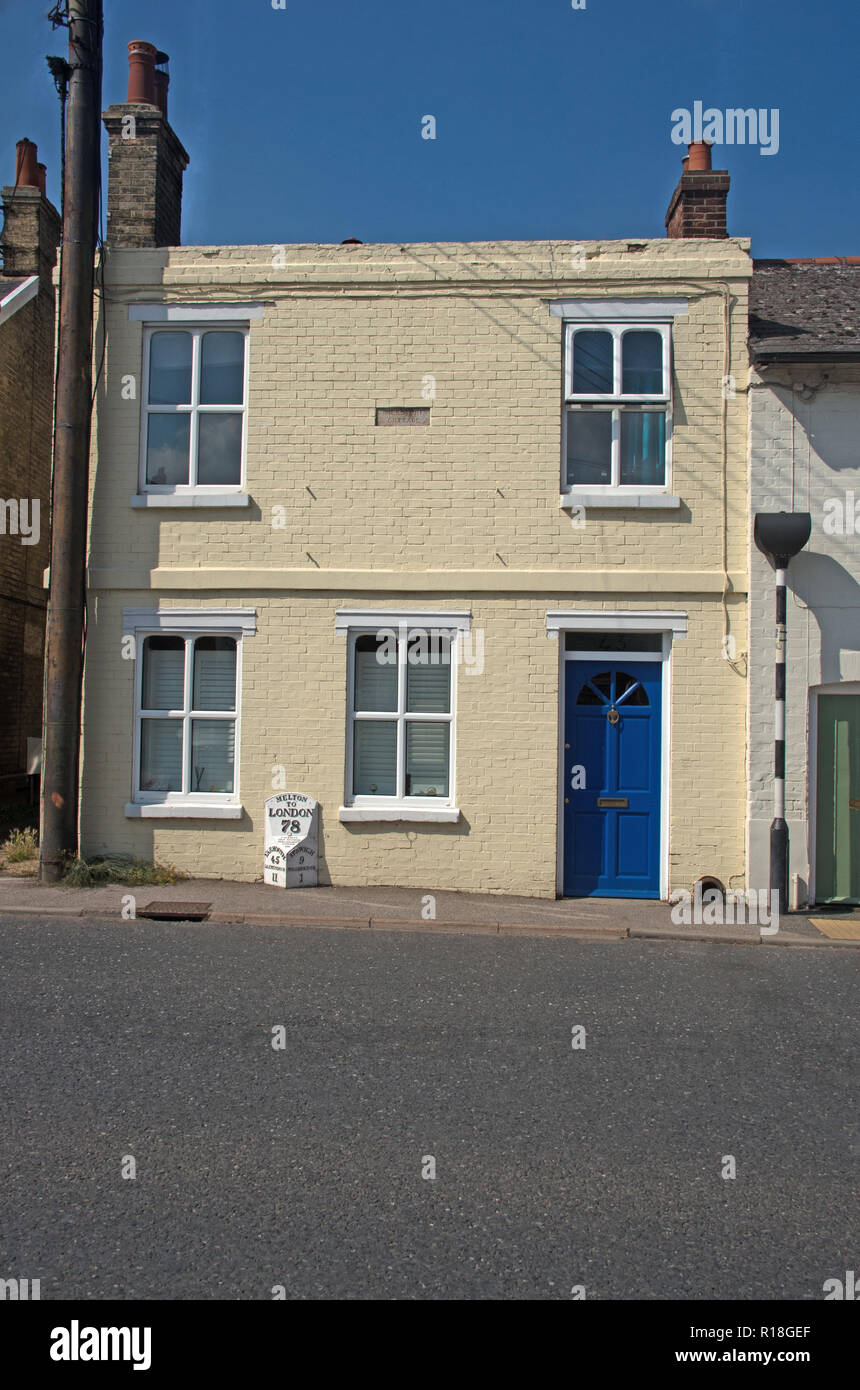 Melton Village House Suffolk Stock Photo Alamy