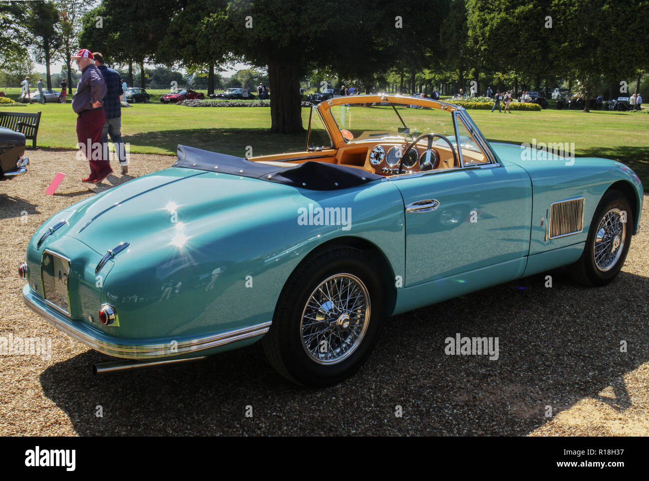 1950 Aston Martin DB2 DHC 1st Sanction at Concours of Elegance 2018, Hampton Court Palace, East Molesey, Surrey Stock Photo
