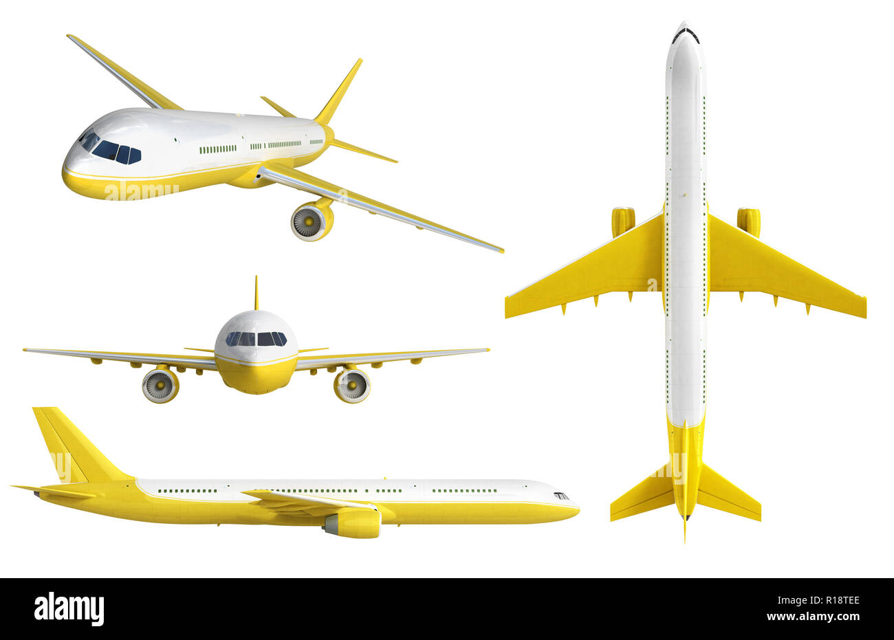 Airplane set hi-res stock photography and images - Alamy