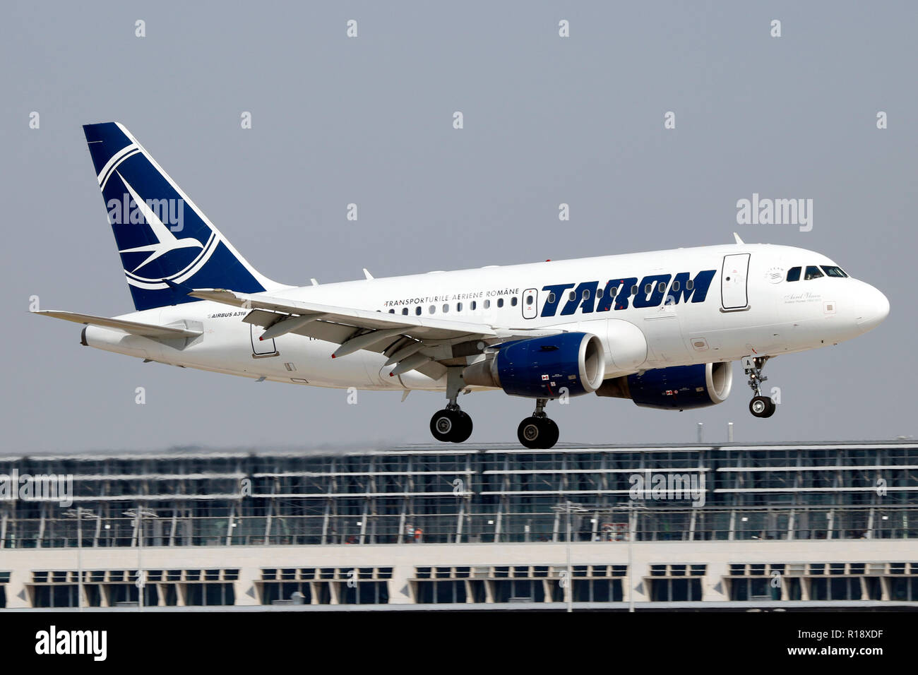 Stuttgart, Germany – Summer, 2018: A Plane at Stuttgart Airport Stock ...