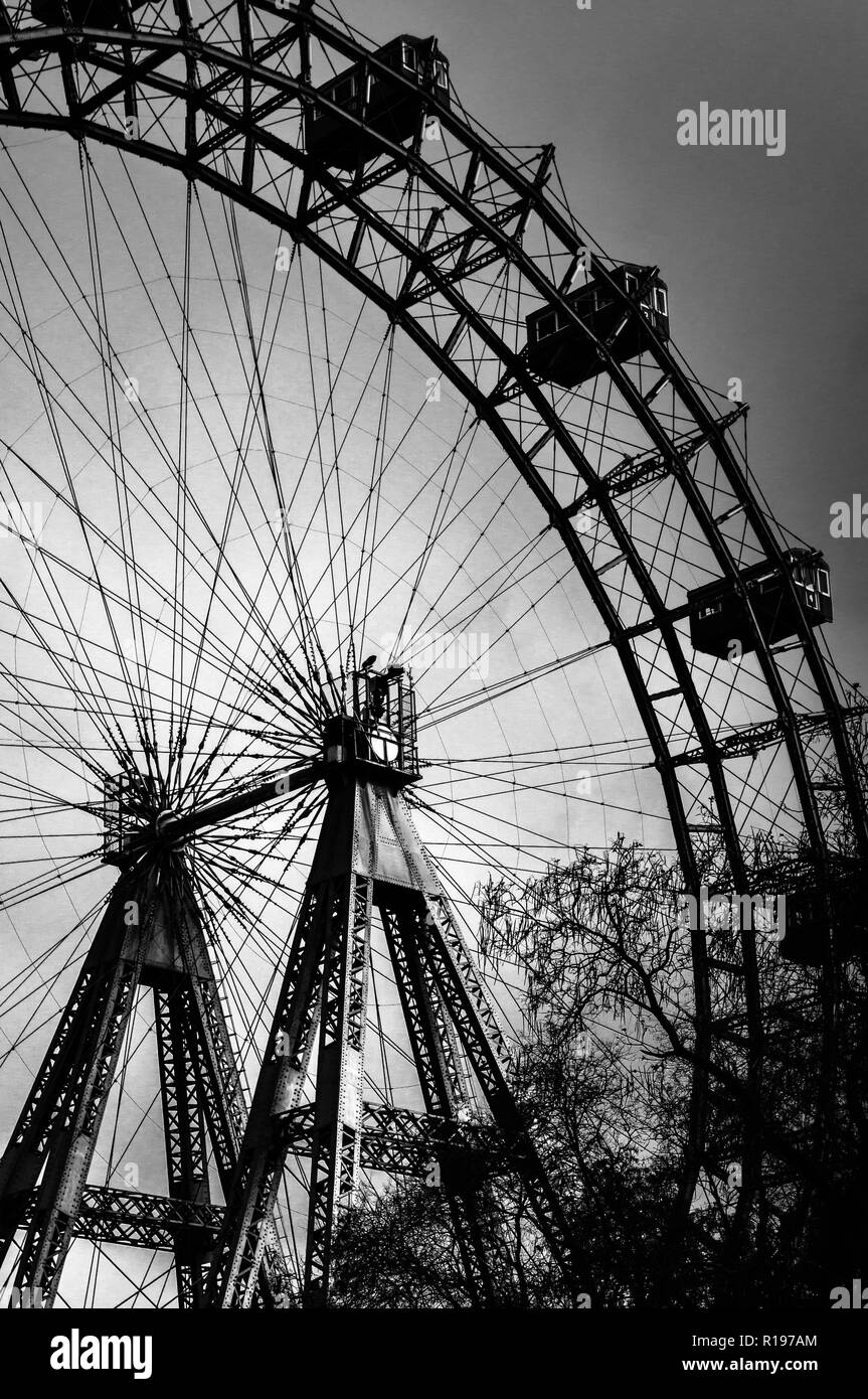 Prater panoramic wheel in Wien Stock Photo