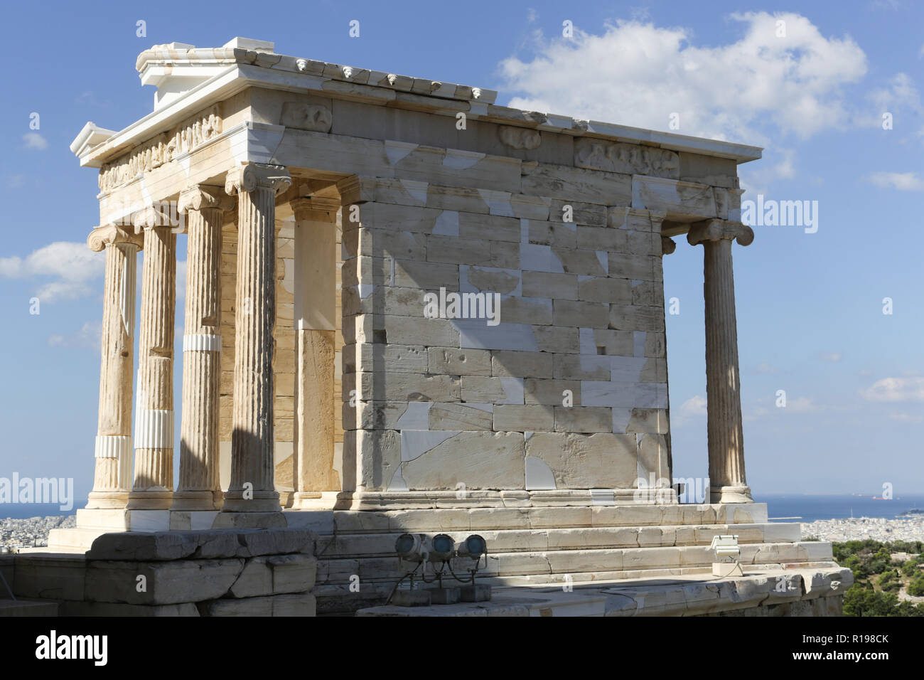 The Temple of Athena Nike at the Acropolis in Athens, Greece Stock Photo -  Alamy
