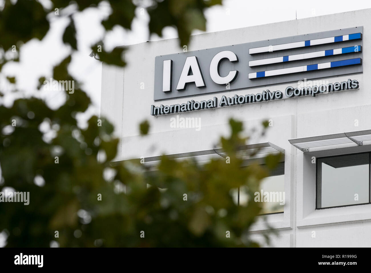 A logo sign outside of a facility occupied by International Automotive  Components Group (IAC) in Southfield, Michigan on October 27, 2018 Stock  Photo - Alamy