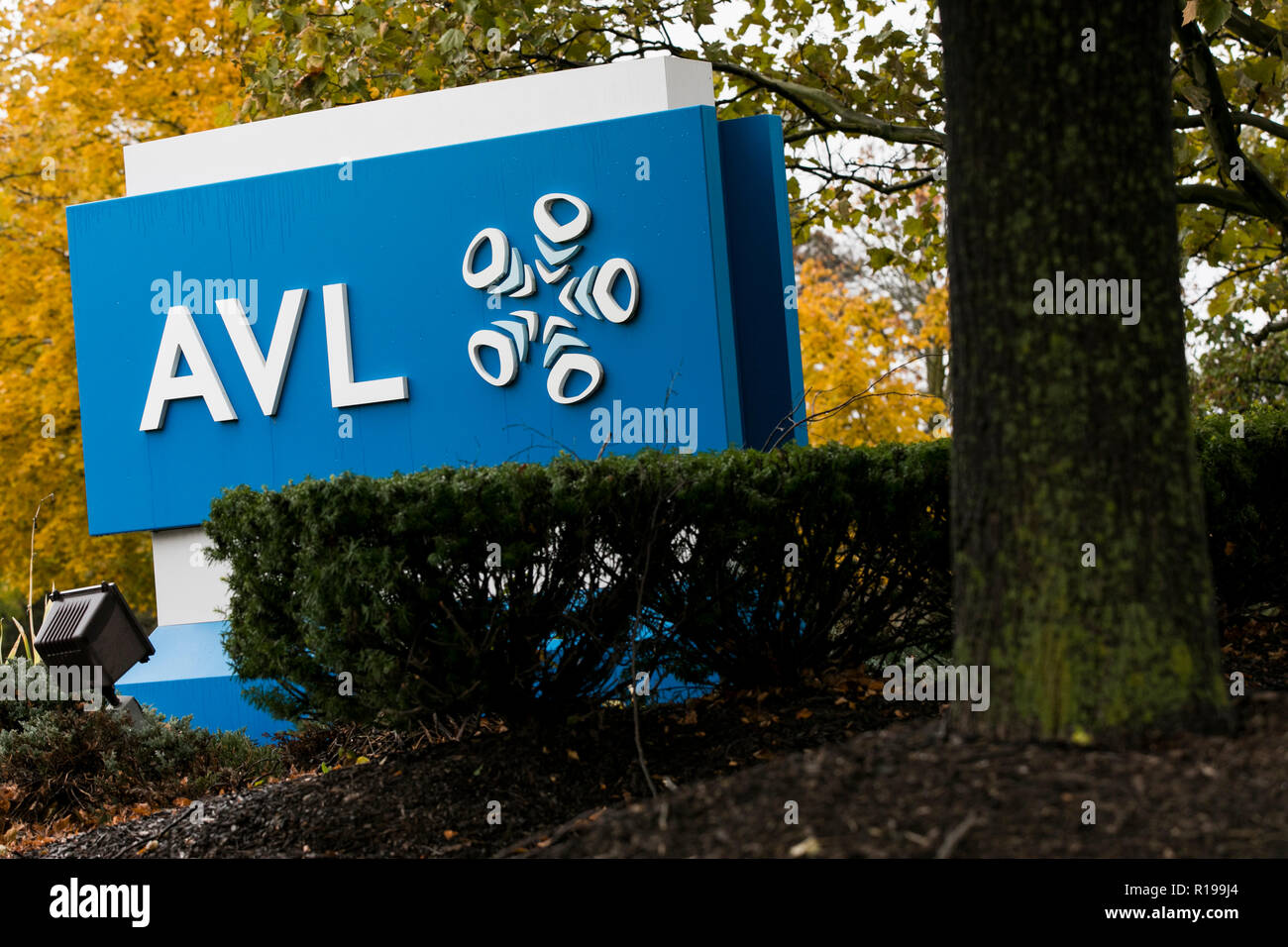 Avl Sign A logo sign outside of a facility occupied by AVL (Anstalt für ...