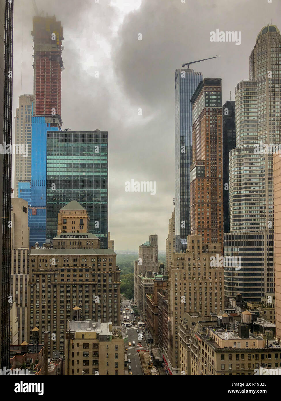 Aerial view of Midtown Manhattan in New York City Stock Photo - Alamy